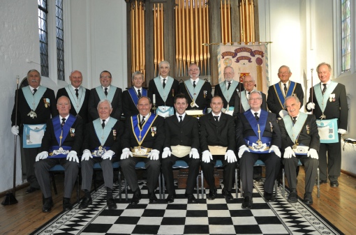 The members of Lovekyn Chantry Lodge, and W Bro Michael Giddy