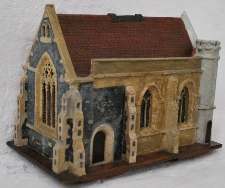 Alms collecting box in the form of the Chapel